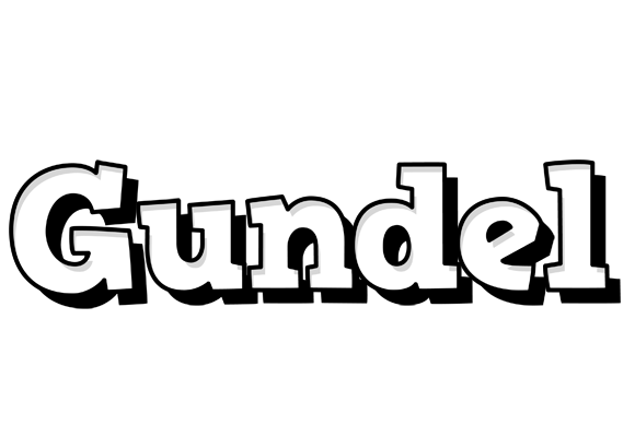 Gundel snowing logo
