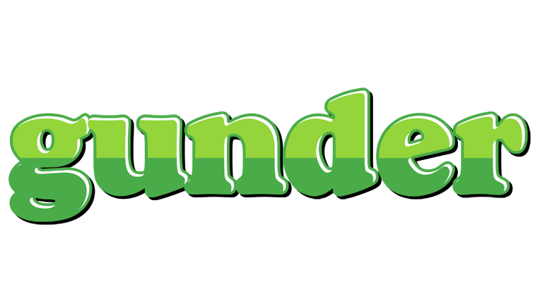 Gunder apple logo