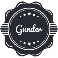 Gunder badge logo