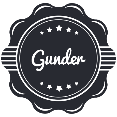 Gunder badge logo