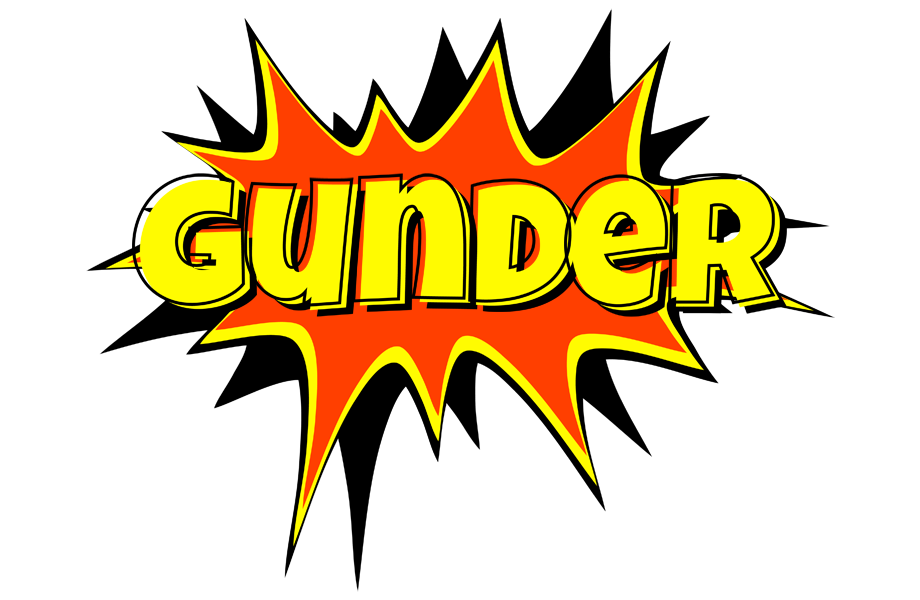 Gunder bazinga logo