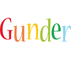 Gunder birthday logo