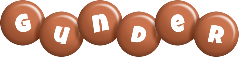 Gunder candy-brown logo