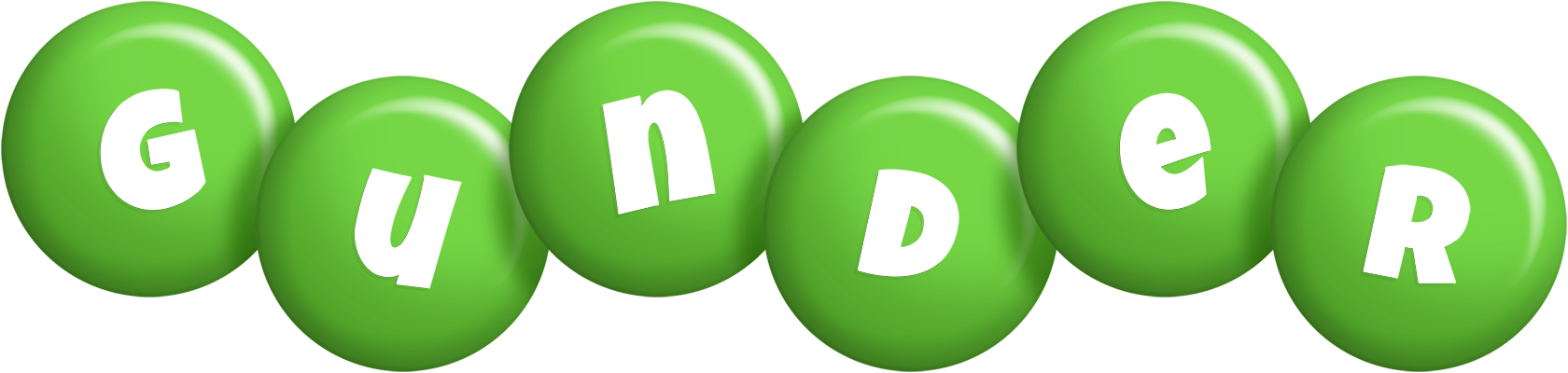 Gunder candy-green logo