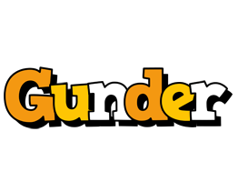 Gunder cartoon logo