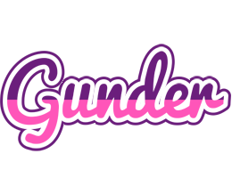 Gunder cheerful logo