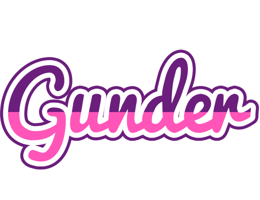 Gunder cheerful logo