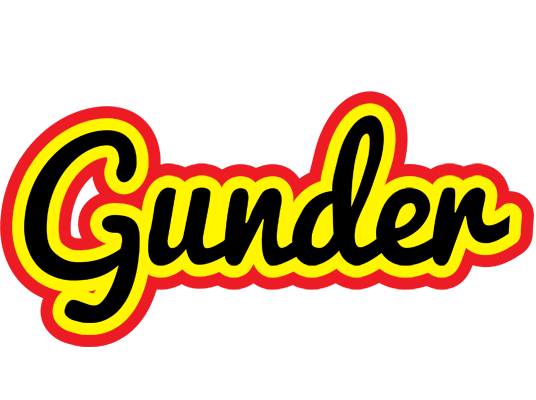 Gunder flaming logo
