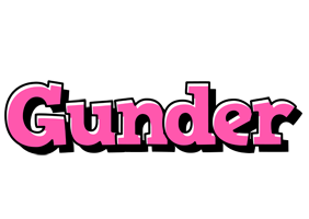 Gunder girlish logo