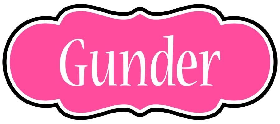 Gunder invitation logo