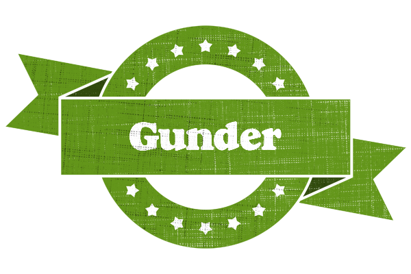 Gunder natural logo