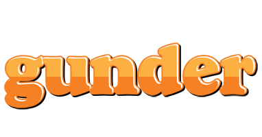 Gunder orange logo