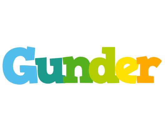Gunder rainbows logo