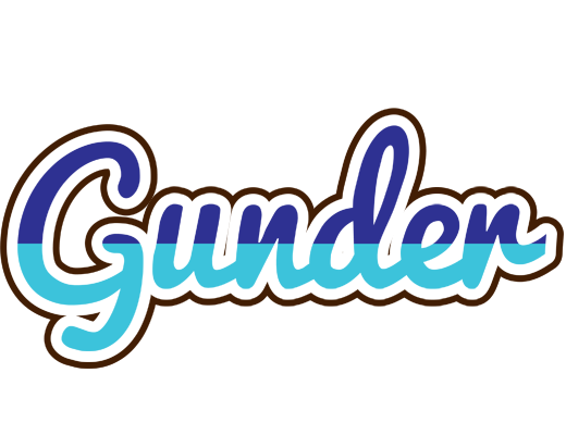 Gunder raining logo
