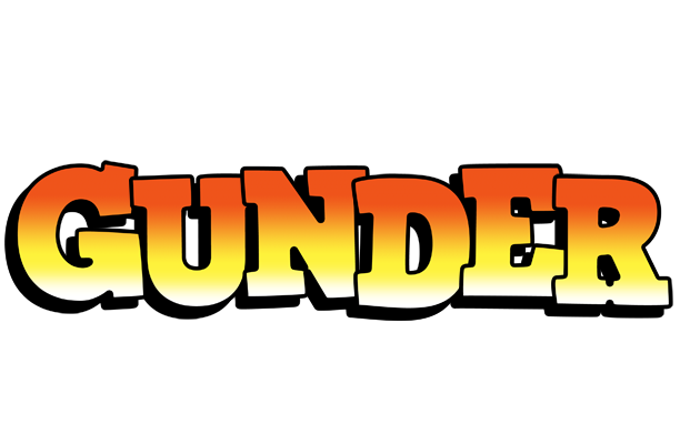 Gunder sunset logo