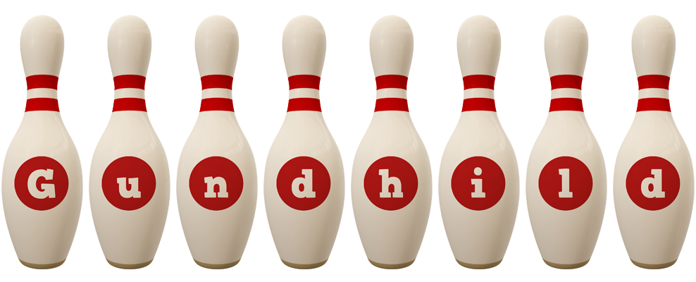 Gundhild bowling-pin logo