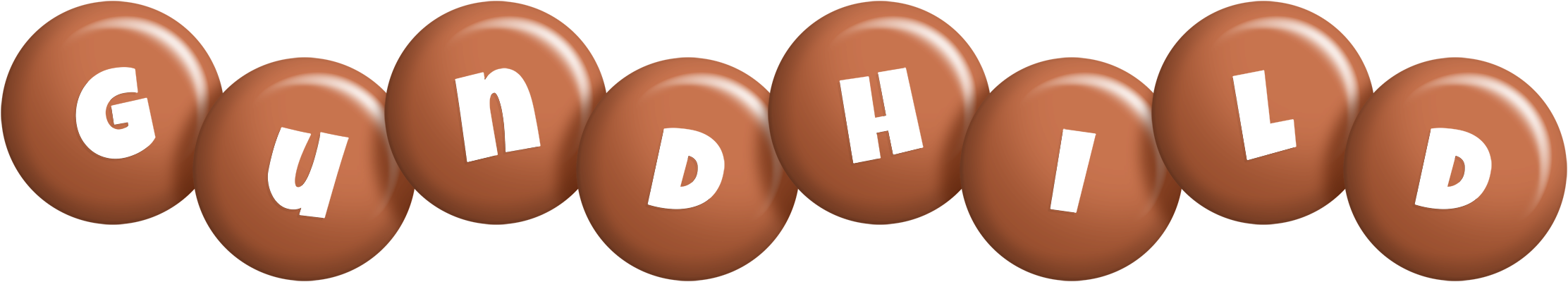 Gundhild candy-brown logo
