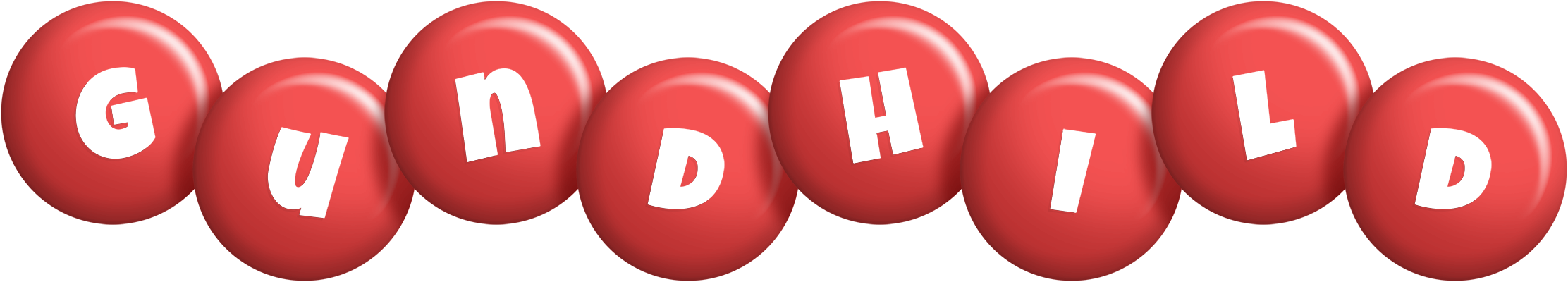 Gundhild candy-red logo