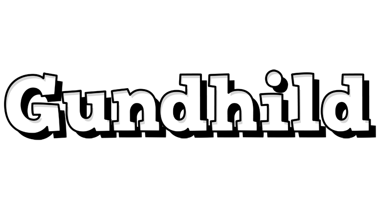 Gundhild snowing logo