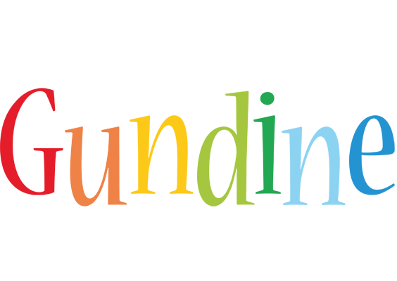 Gundine birthday logo