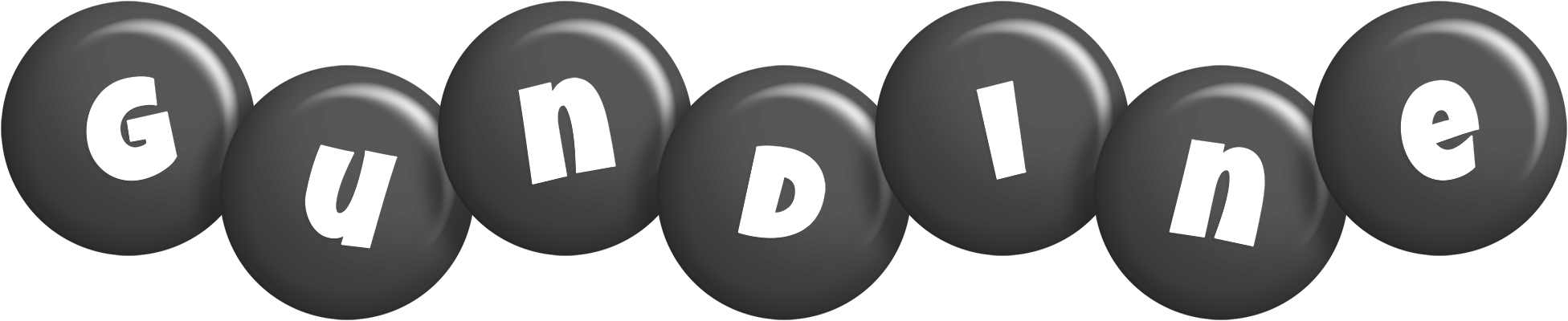 Gundine candy-black logo