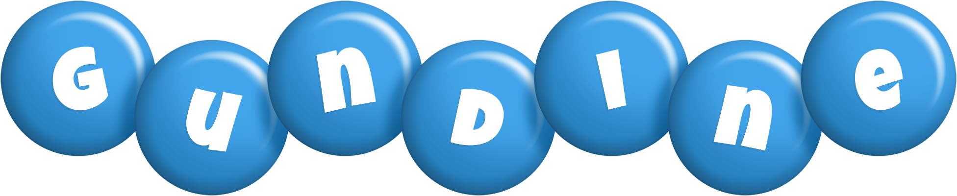 Gundine candy-blue logo