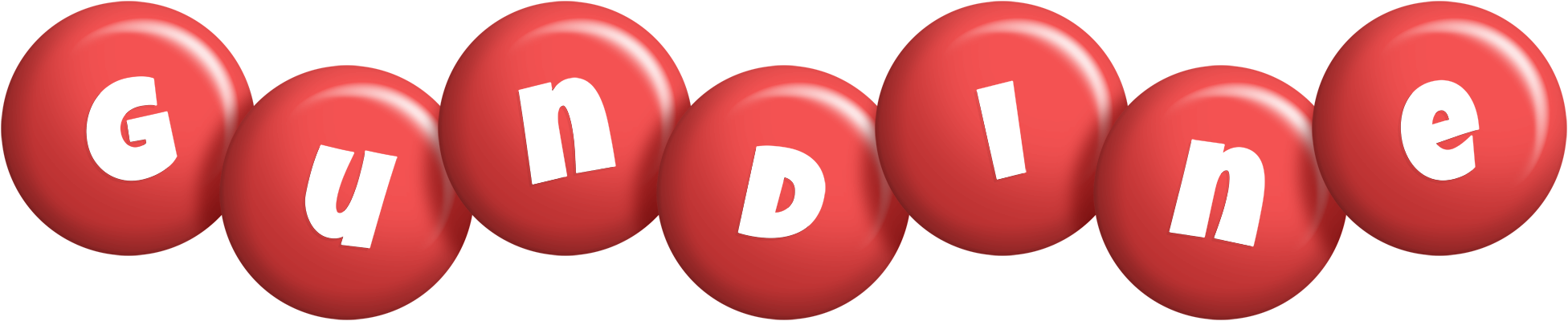 Gundine candy-red logo