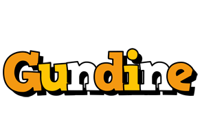 Gundine cartoon logo