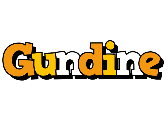 Gundine cartoon logo