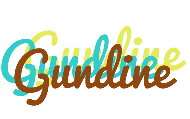 Gundine cupcake logo