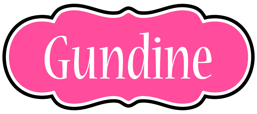 Gundine invitation logo