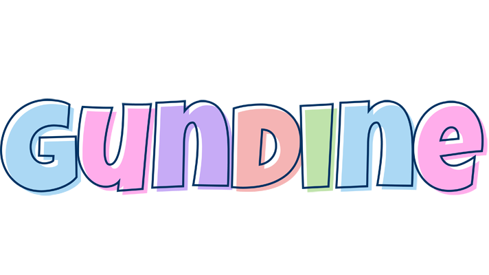 Gundine pastel logo
