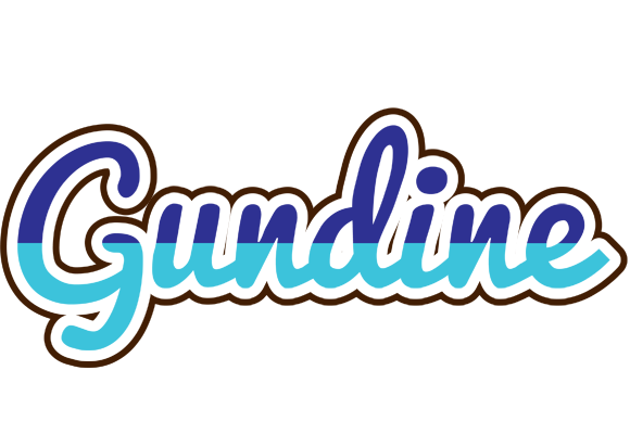 Gundine raining logo