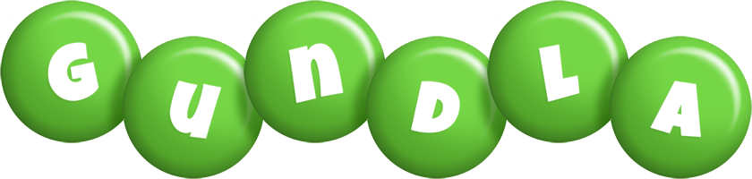 Gundla candy-green logo