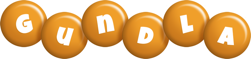 Gundla candy-orange logo