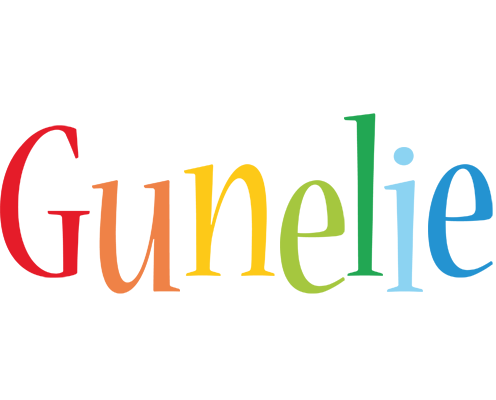 Gunelie birthday logo