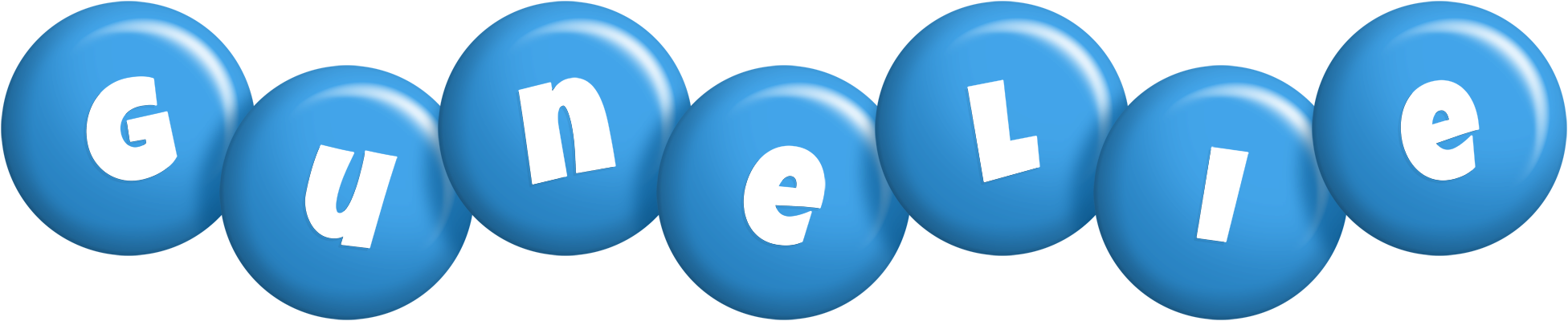 Gunelie candy-blue logo