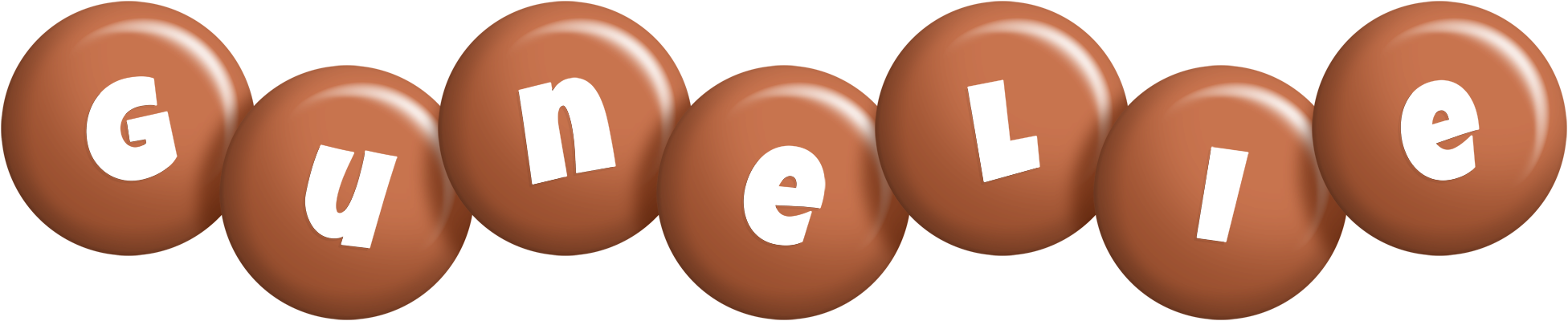 Gunelie candy-brown logo