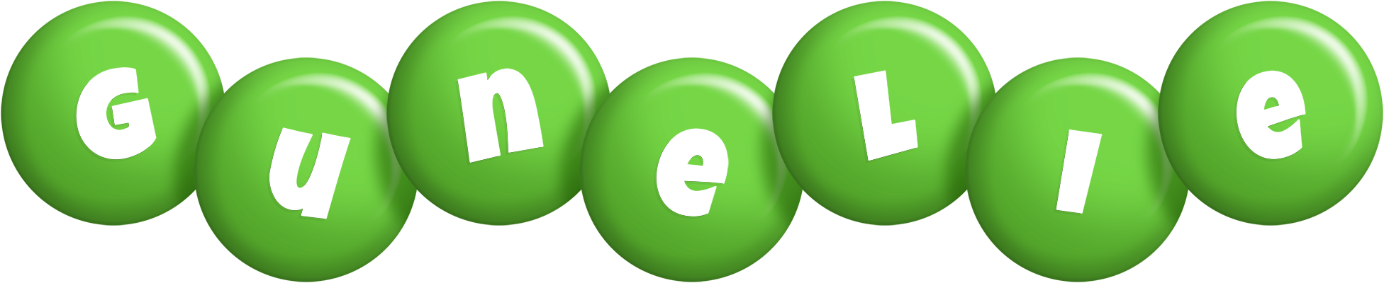 Gunelie candy-green logo