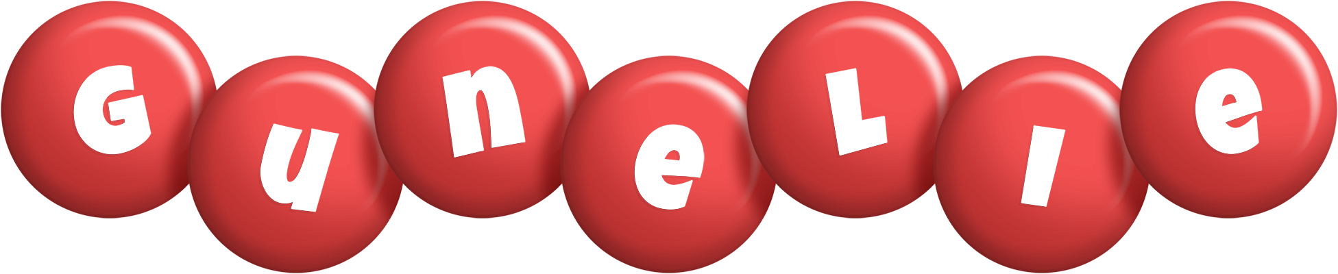 Gunelie candy-red logo