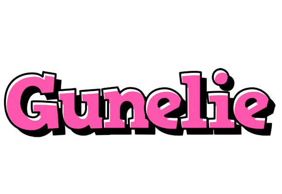 Gunelie girlish logo
