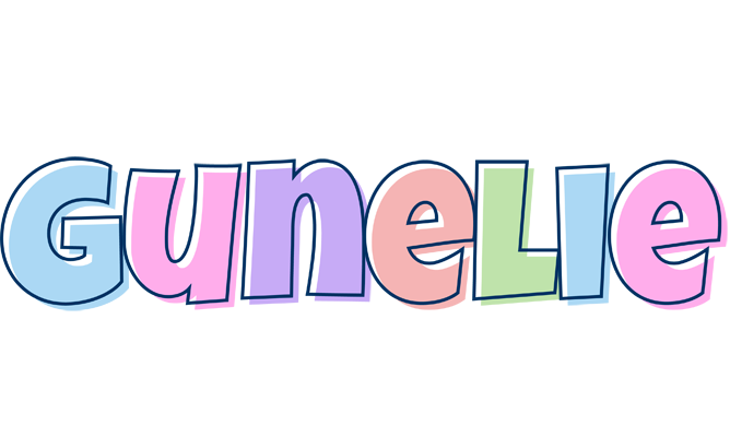 Gunelie pastel logo