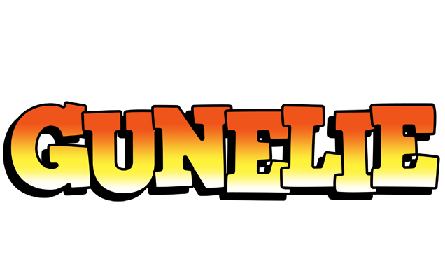 Gunelie sunset logo