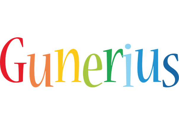 Gunerius birthday logo