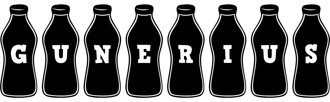 Gunerius bottle logo