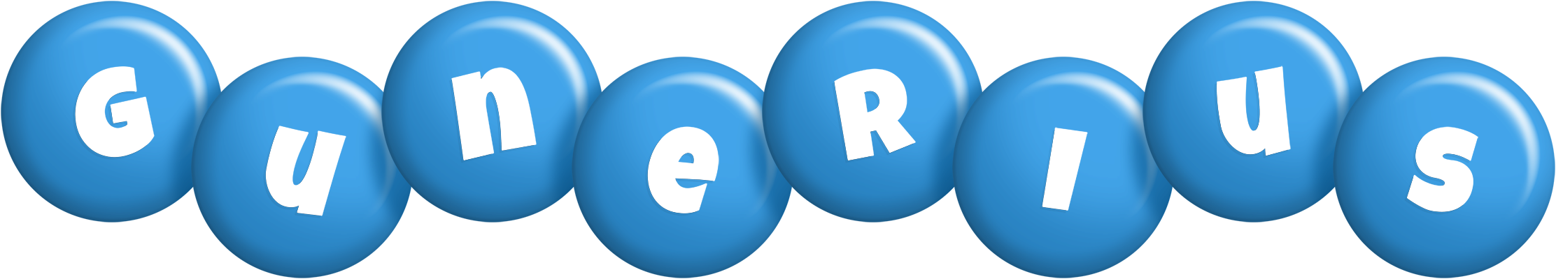 Gunerius candy-blue logo