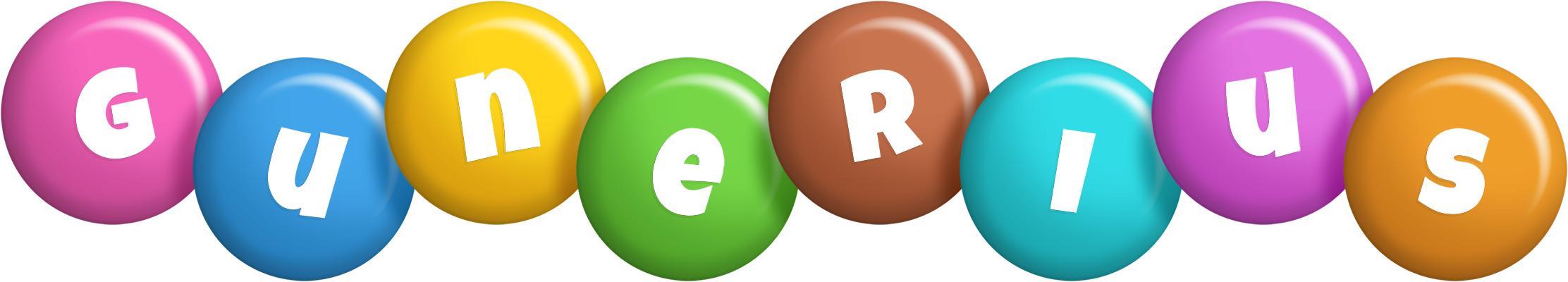 Gunerius candy logo