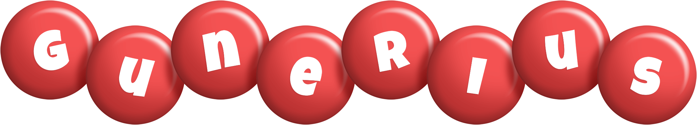 Gunerius candy-red logo