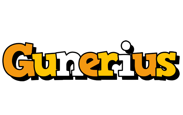 Gunerius cartoon logo