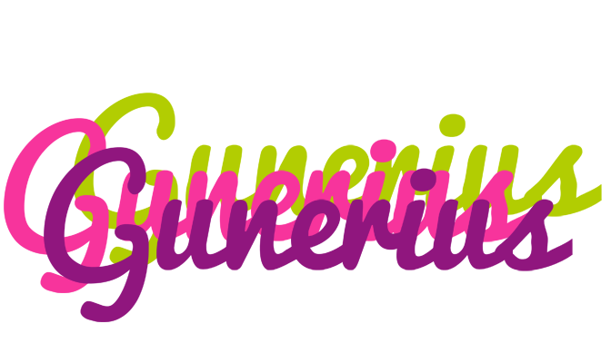 Gunerius flowers logo